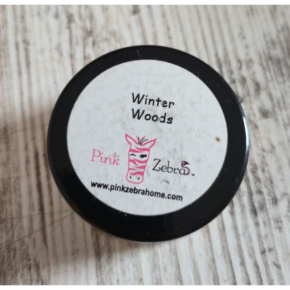 Pink Zebra Sprinkles Winter Woods Wax Melt Sample Discontinued Scent Jar